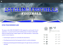 Tablet Screenshot of cfhsfalconfootball.org